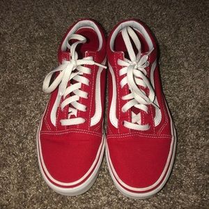Red Old Skool Vans